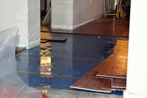 Professional Sewage Cleanup technician working in Adams, WI